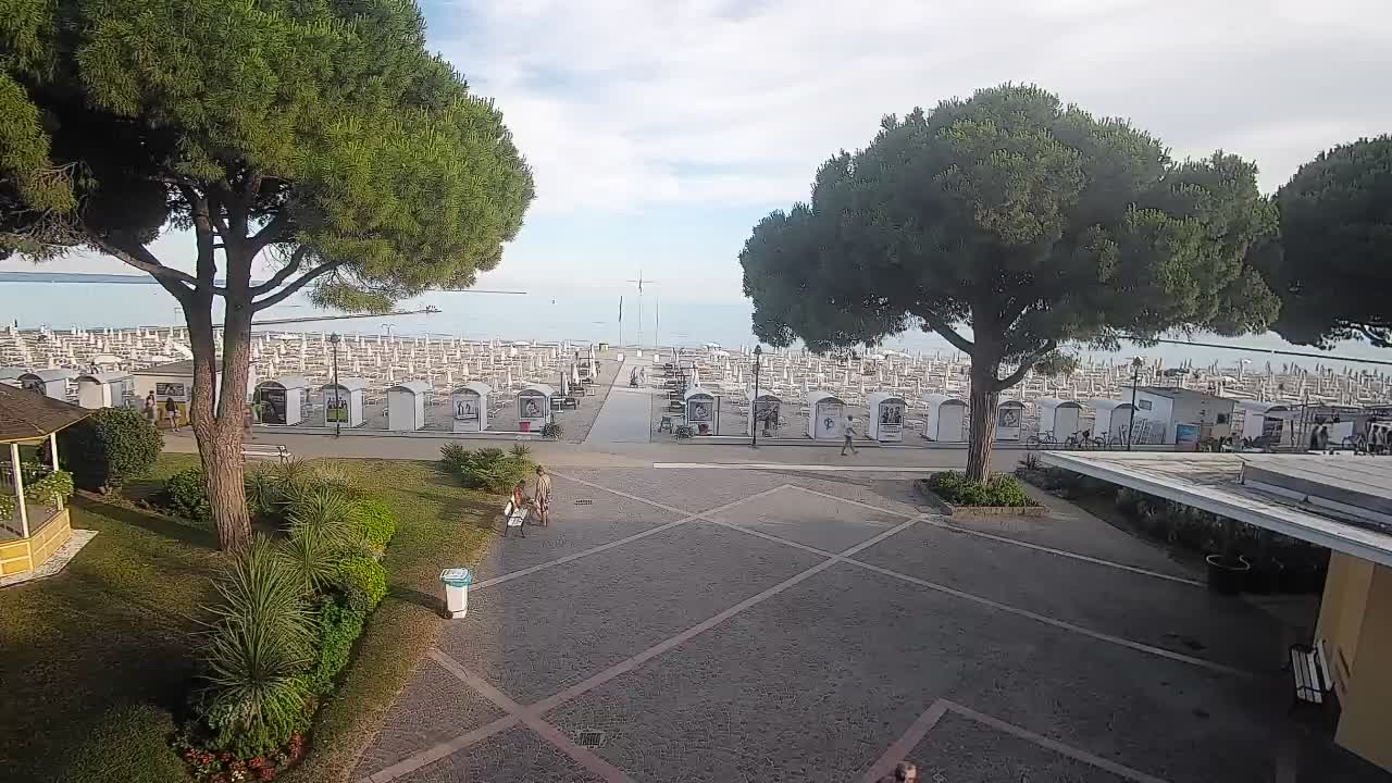 Webcam de Grado – Entrada de la playa (Lido di Grado)