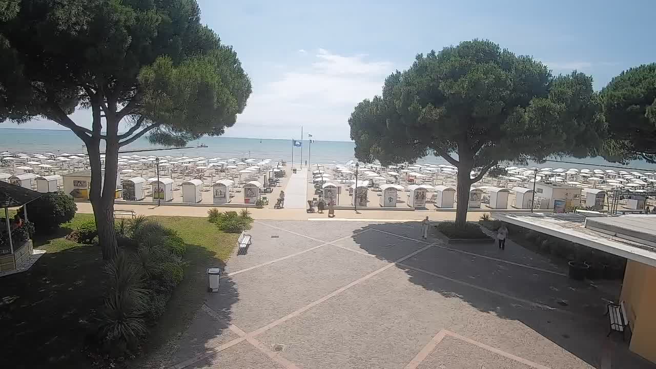 Webcam de Grado – Entrada de la playa (Lido di Grado)