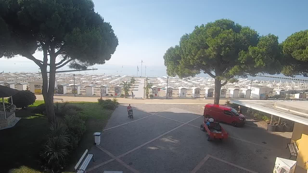 Web kamera Grado – Ulaz na plažu (Lido di Grado)