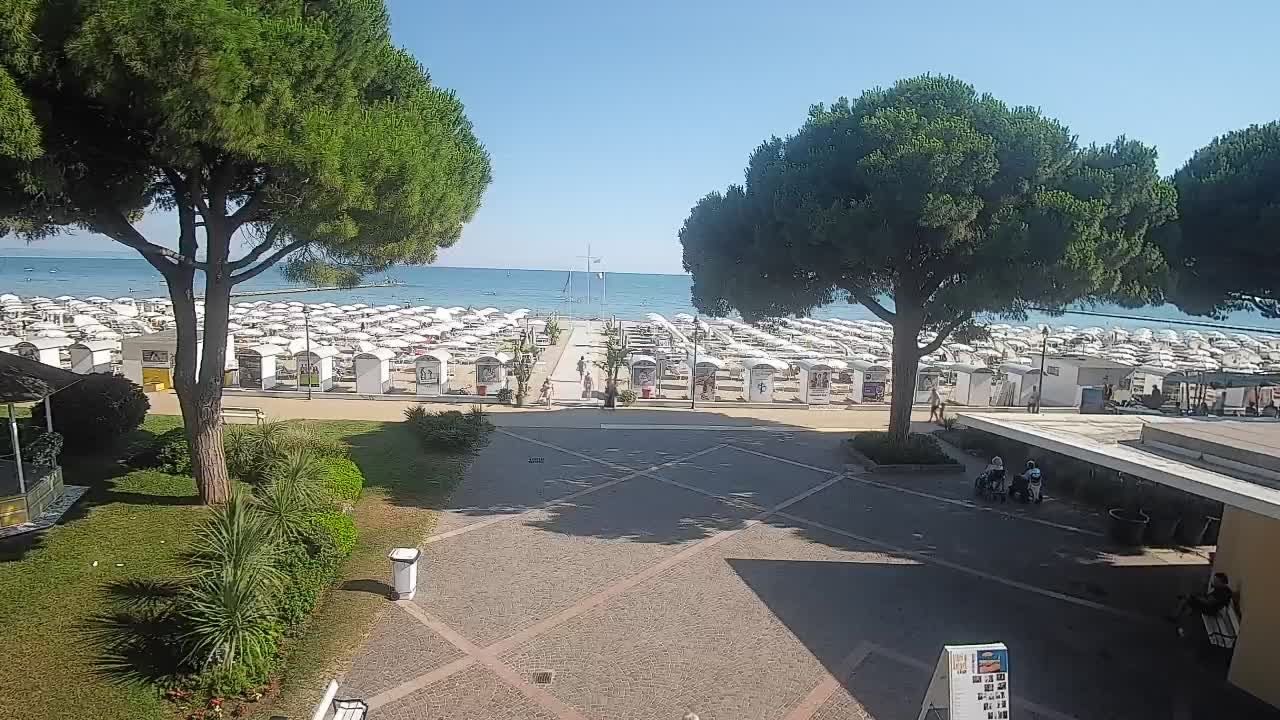 Webcam de Grado – Entrada de la playa (Lido di Grado)