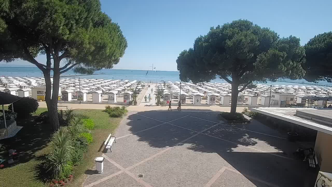 Spletna kamera Gradež (Grado) – Vhod na plažo