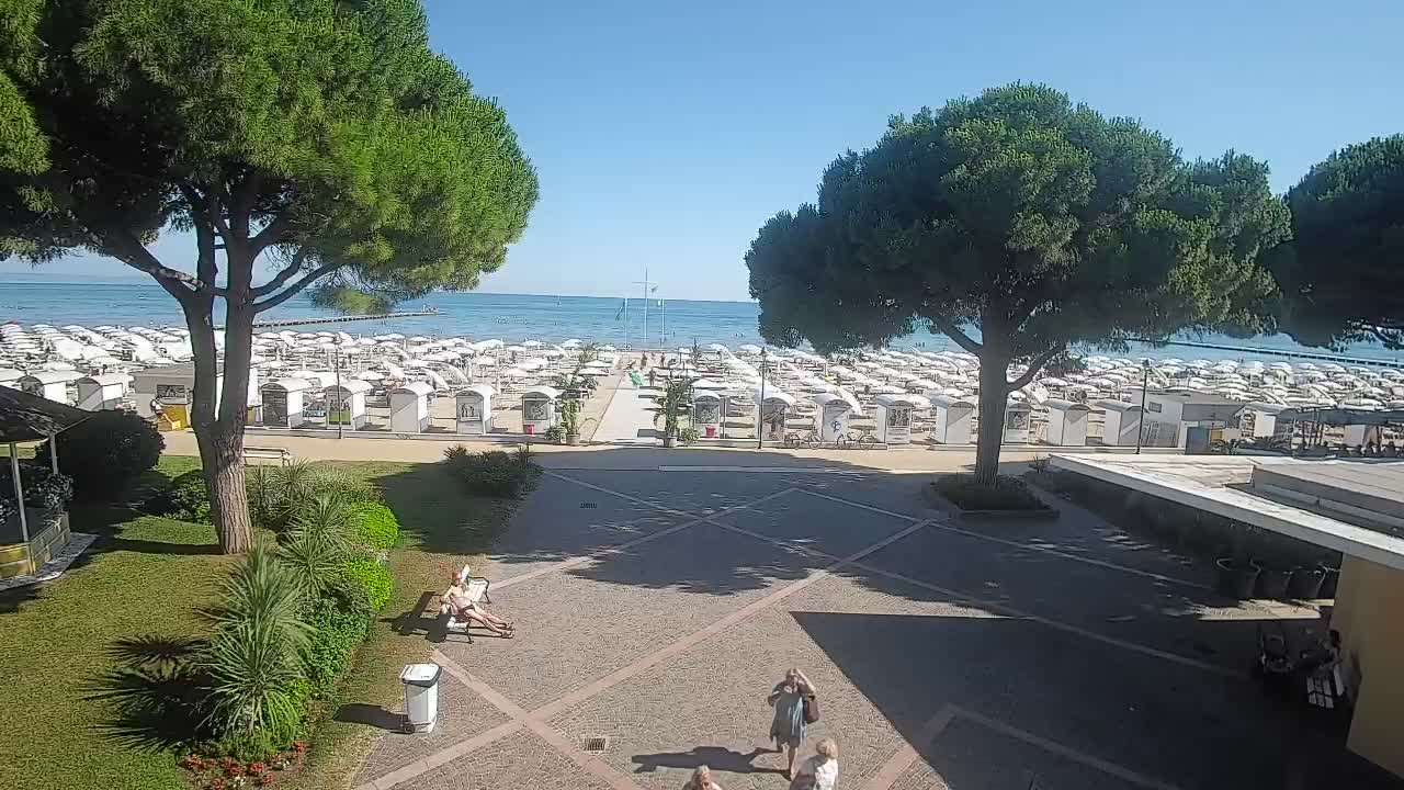 Spletna kamera Gradež (Grado) – Vhod na plažo
