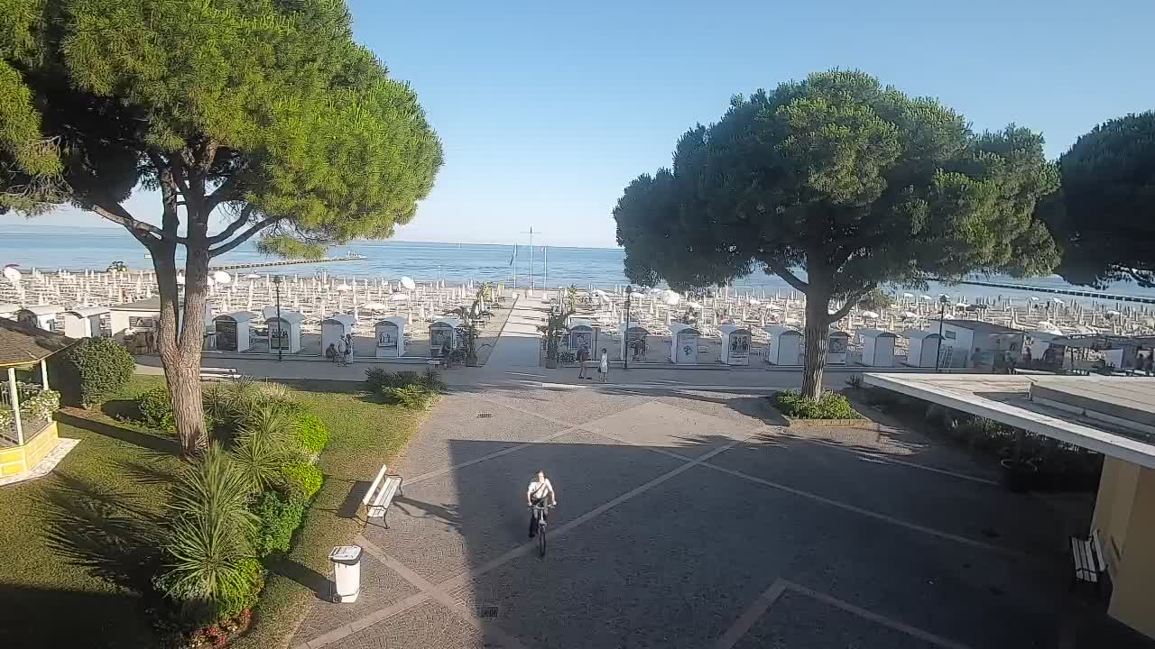Webcam Grado – Entrée de la plage (Lido di Grado)