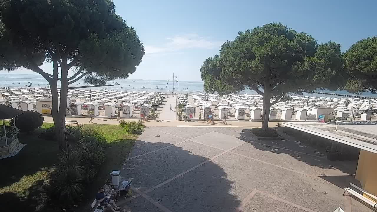 Spletna kamera Gradež (Grado) – Vhod na plažo