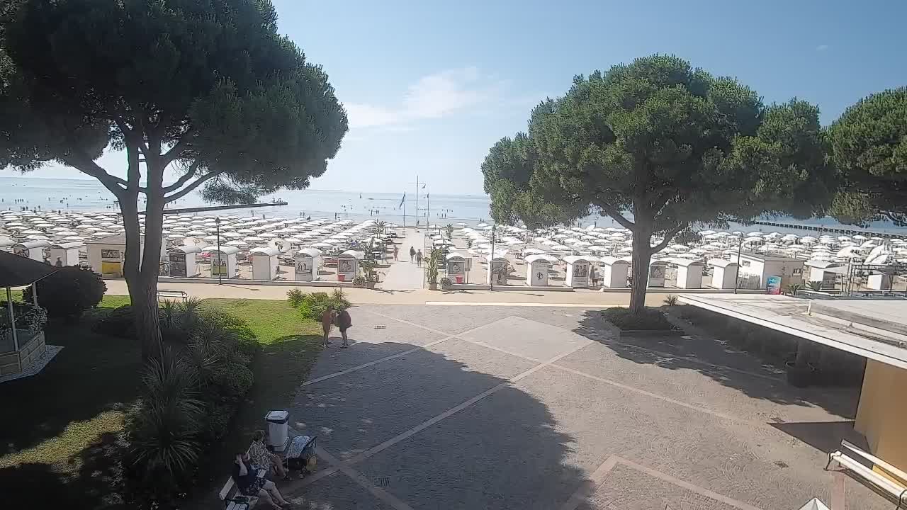 Webcam de Grado – Entrada de la playa (Lido di Grado)