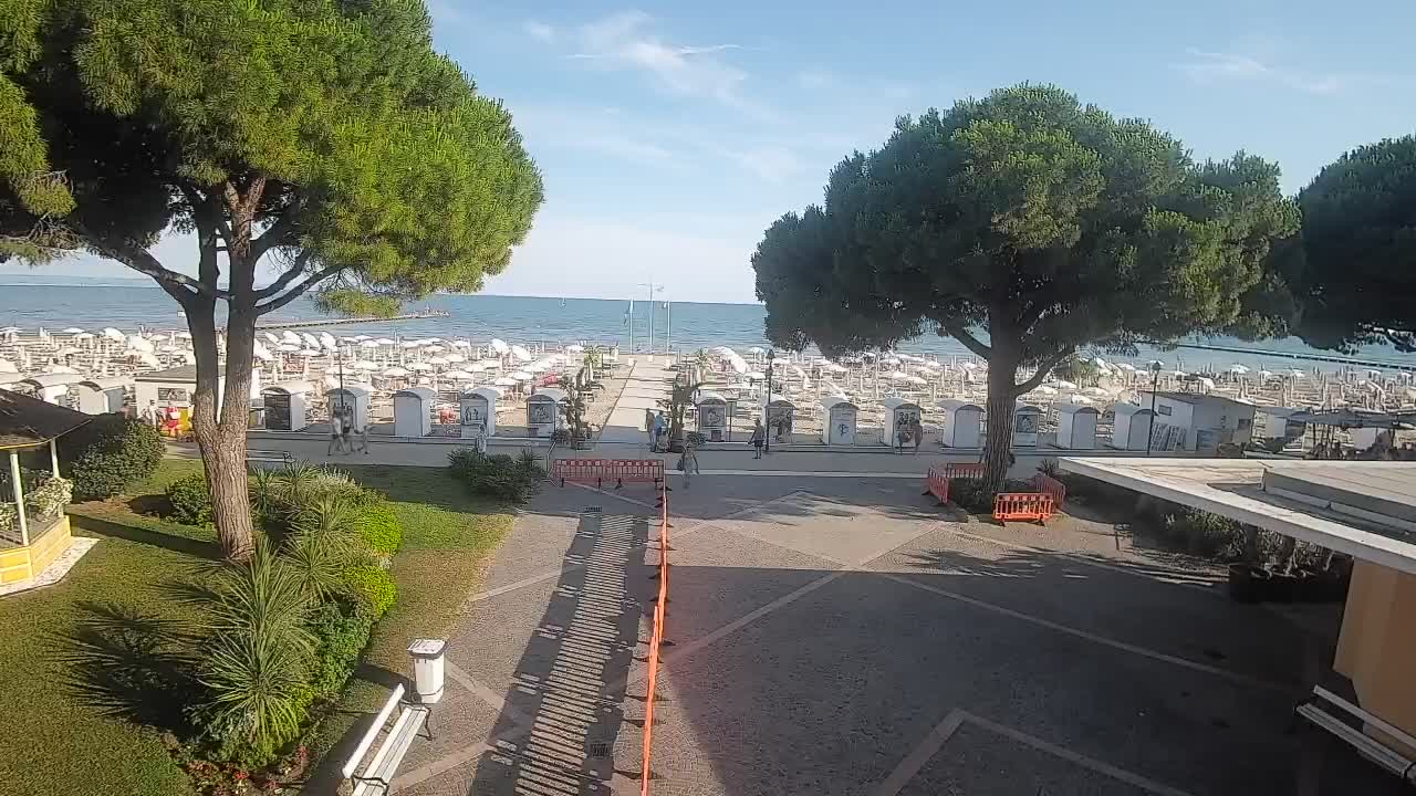 Spletna kamera Gradež (Grado) – Vhod na plažo