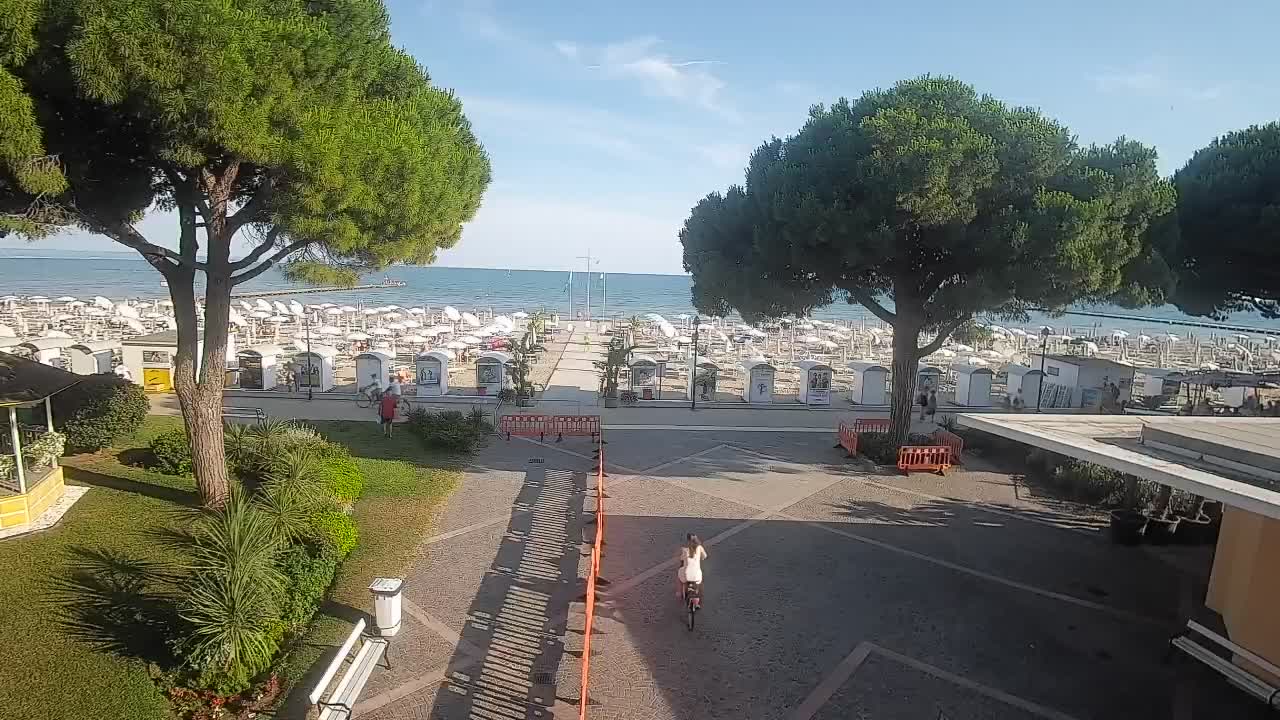 Webcam de Grado – Entrada de la playa (Lido di Grado)