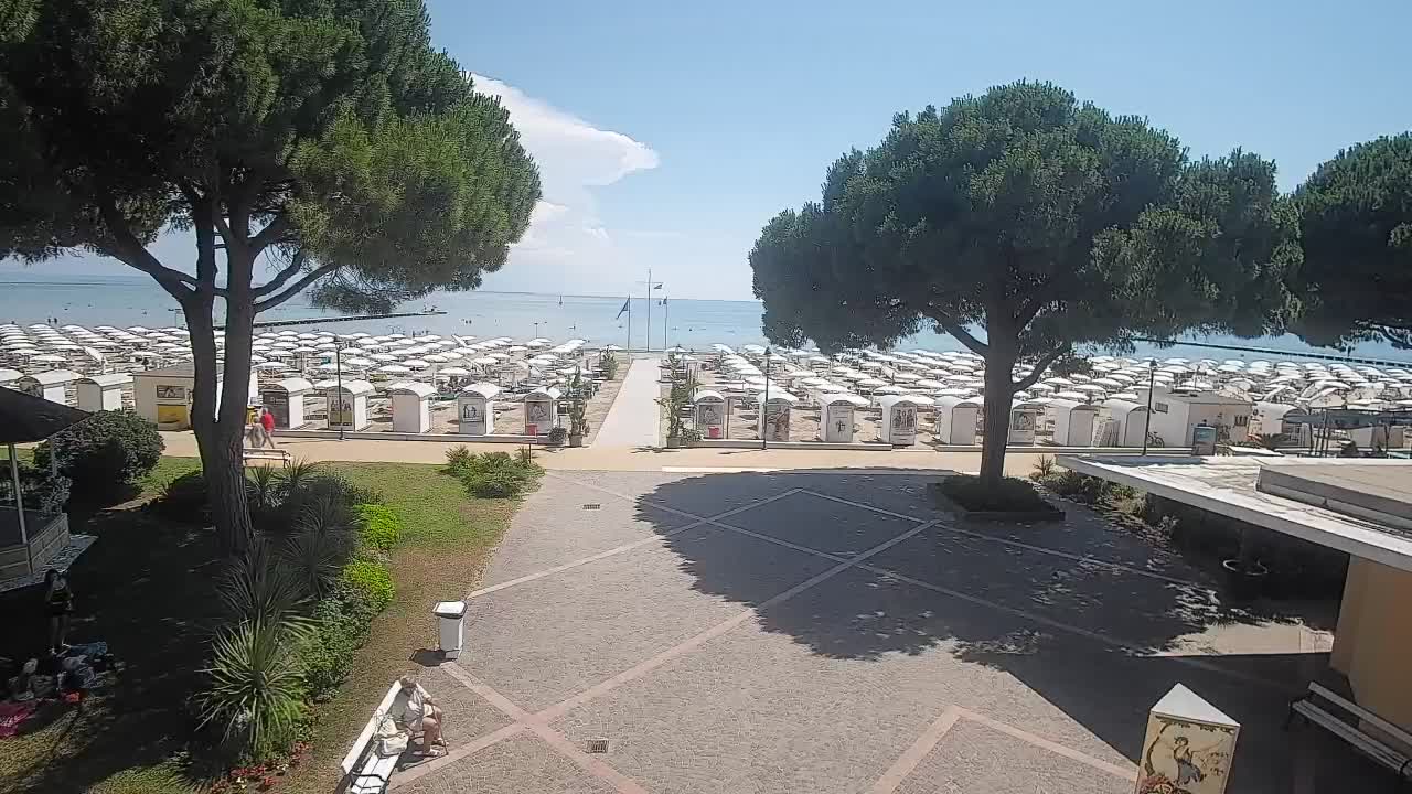 Spletna kamera Gradež (Grado) – Vhod na plažo