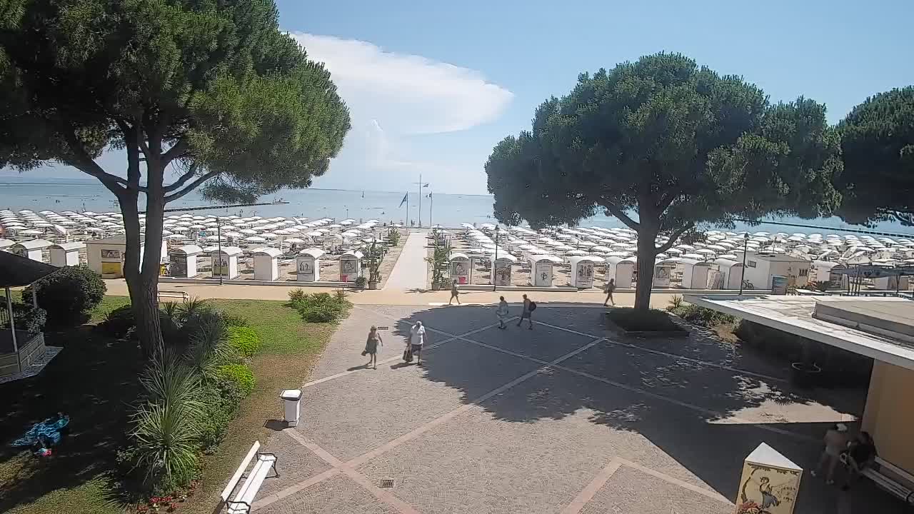 Spletna kamera Gradež (Grado) – Vhod na plažo