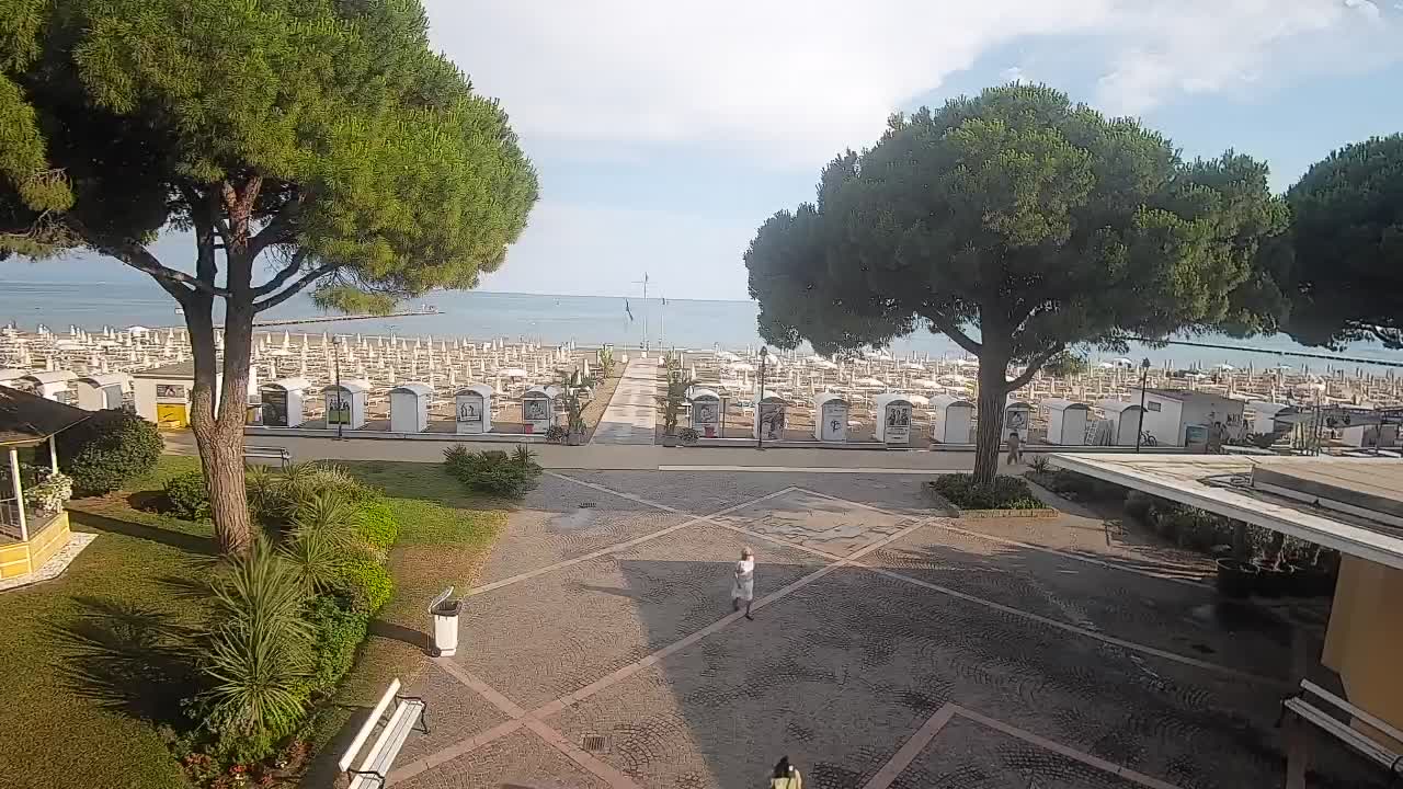 Webcam de Grado – Entrada de la playa (Lido di Grado)