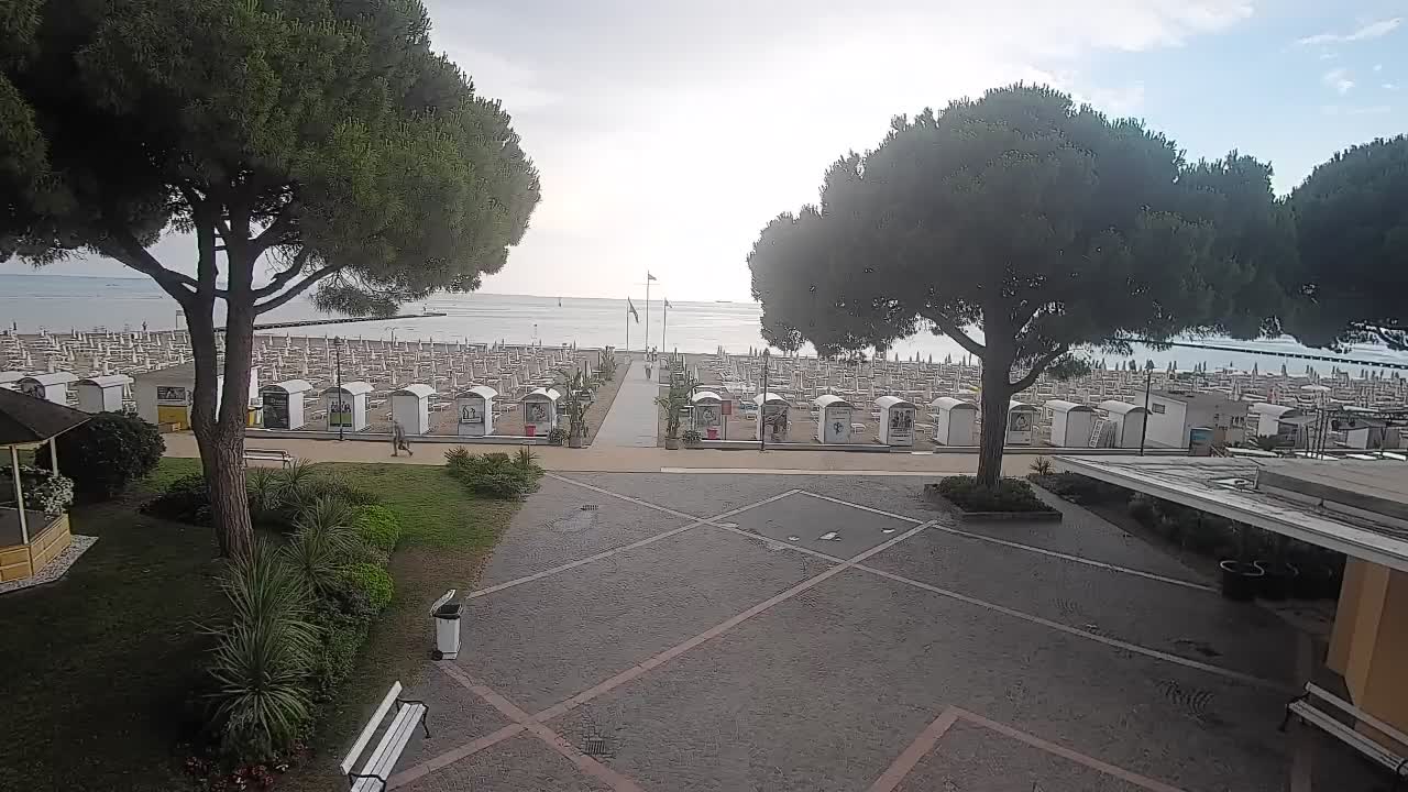 Webcam de Grado – Entrada de la playa (Lido di Grado)