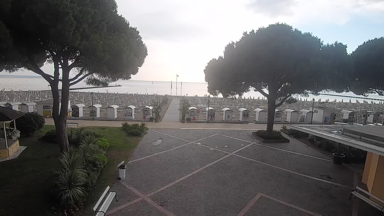 Spletna kamera Gradež (Grado) – Vhod na plažo
