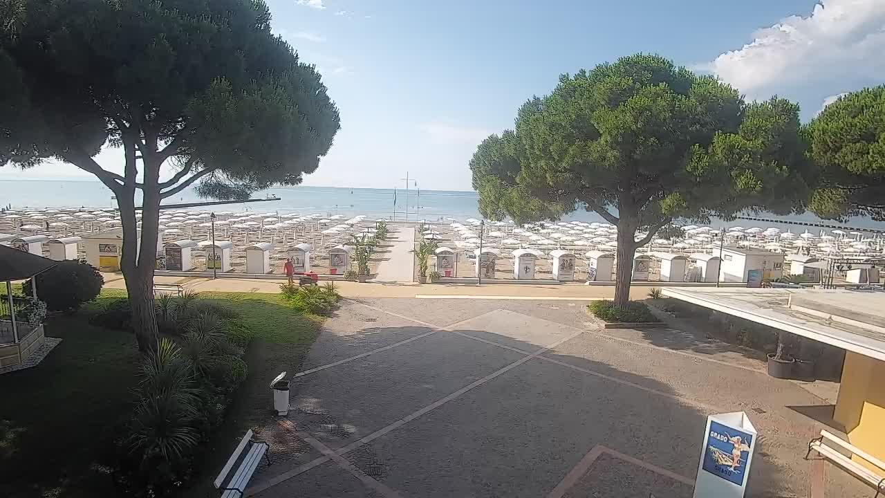Webcam Grado – Entrée de la plage (Lido di Grado)