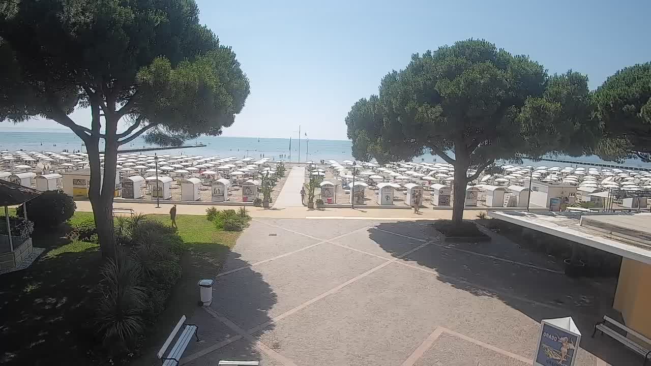 Webcam de Grado – Entrada de la playa (Lido di Grado)
