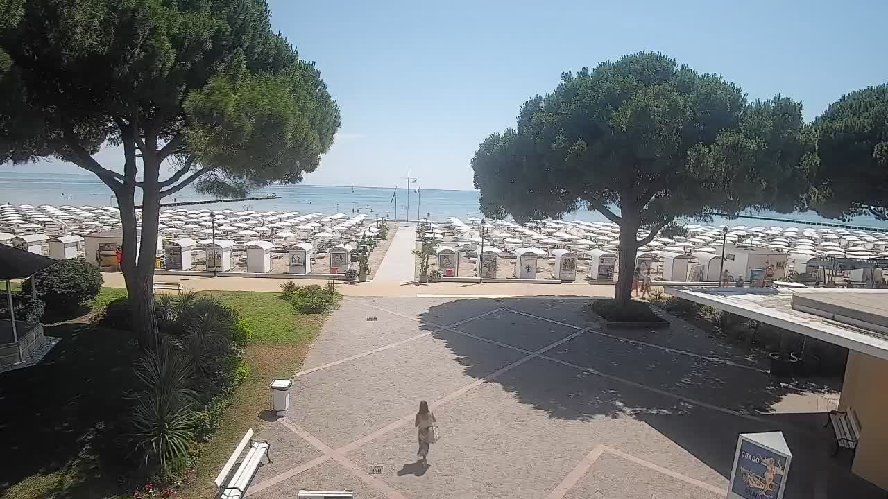 Webcam Grado – Entrée de la plage (Lido di Grado)