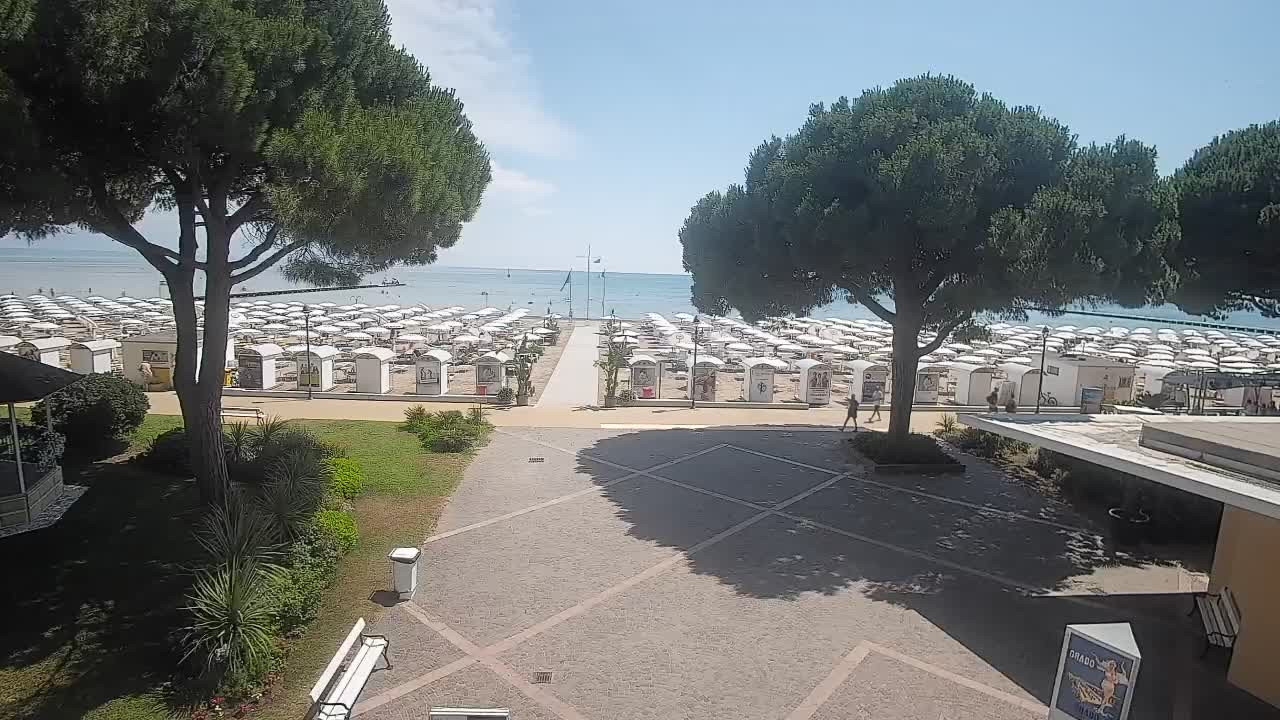 Spletna kamera Gradež (Grado) – Vhod na plažo