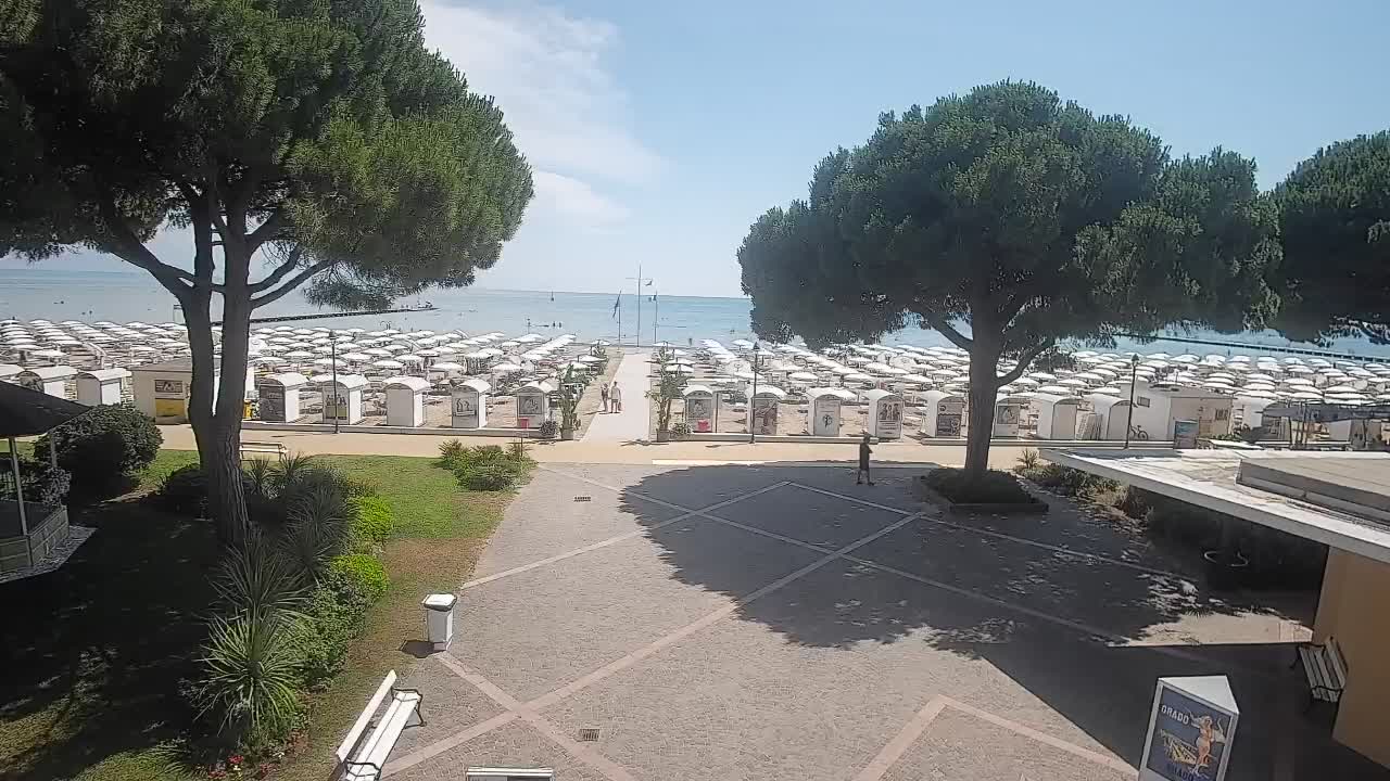 Web kamera Grado – Ulaz na plažu (Lido di Grado)