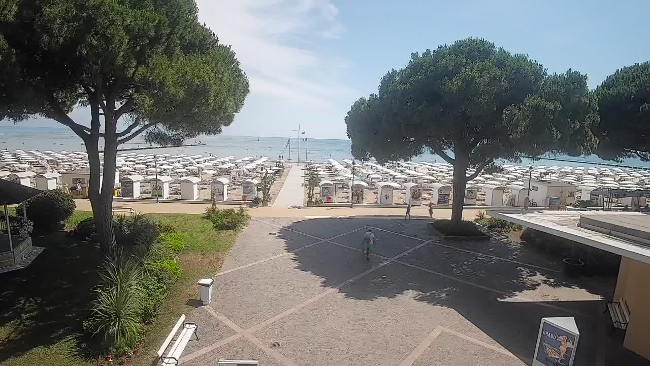 Webcam Grado – Entrée de la plage (Lido di Grado)