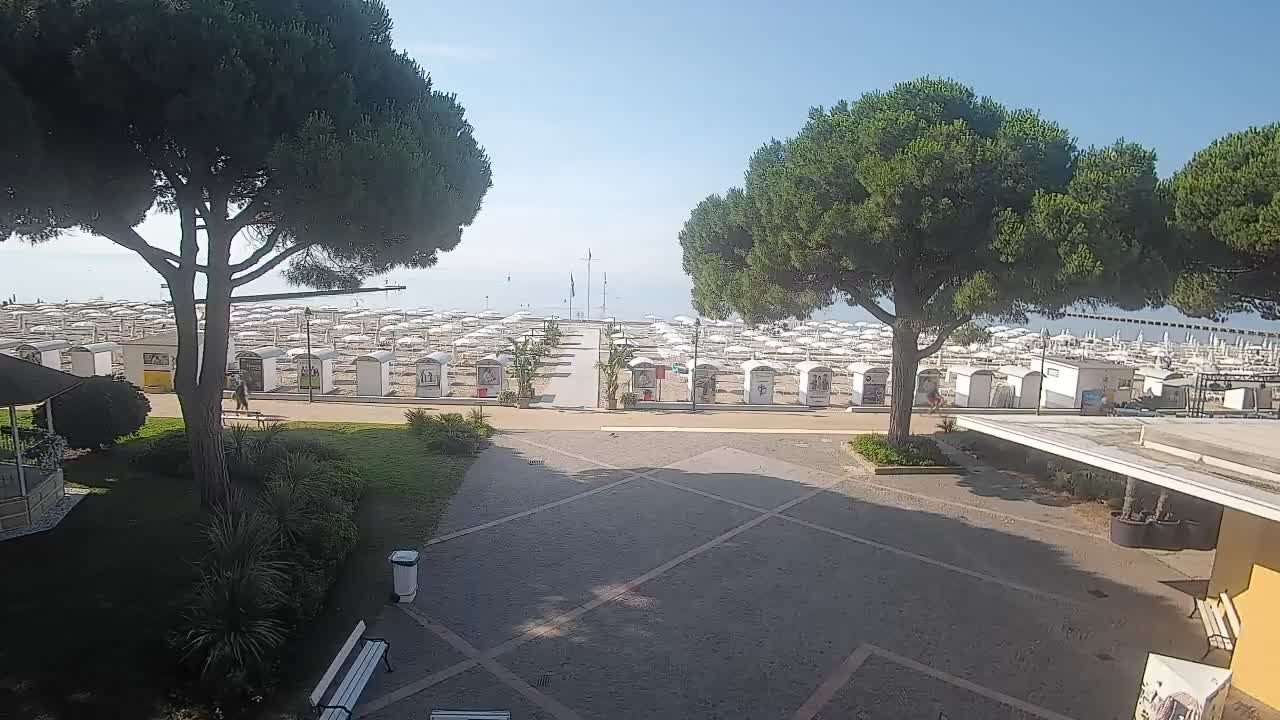 Spletna kamera Gradež (Grado) – Vhod na plažo