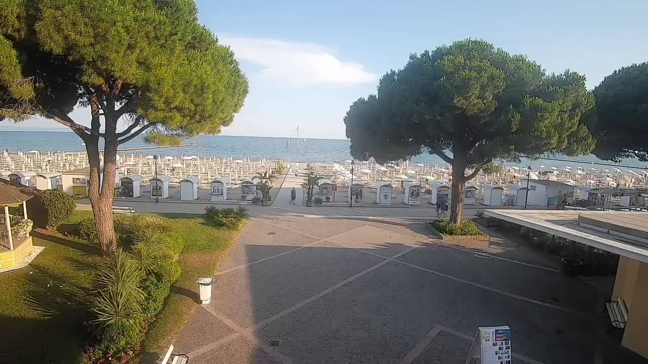 Spletna kamera Gradež (Grado) – Vhod na plažo
