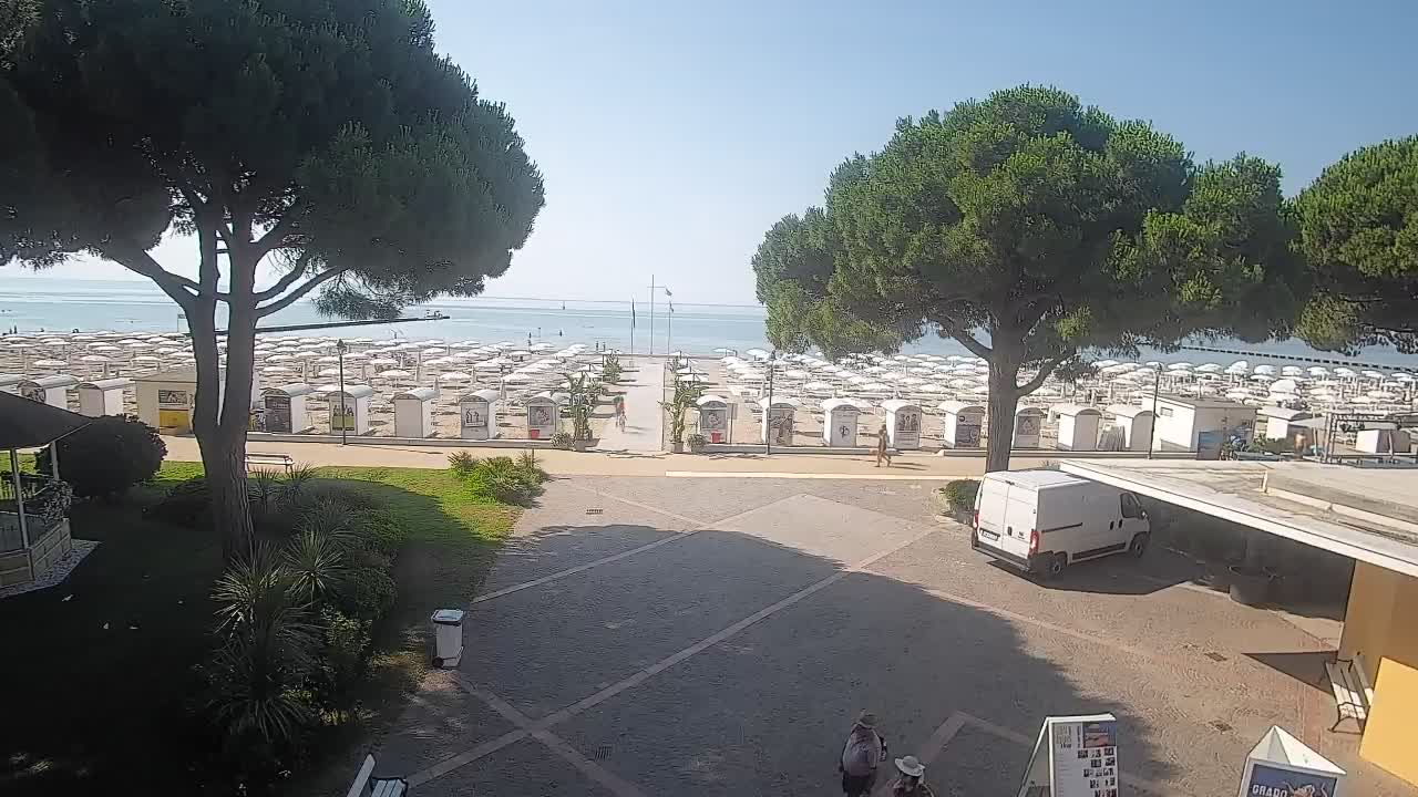 Webcam de Grado – Entrada de la playa (Lido di Grado)