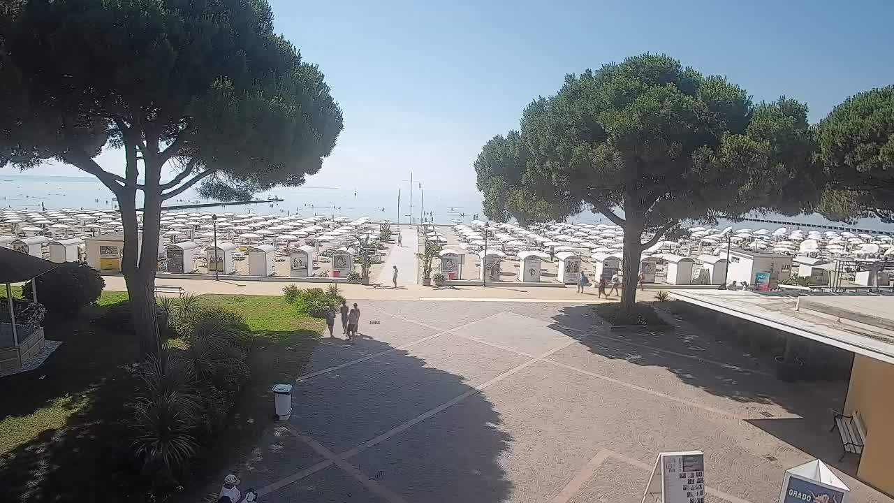 Web kamera Grado – Ulaz na plažu (Lido di Grado)