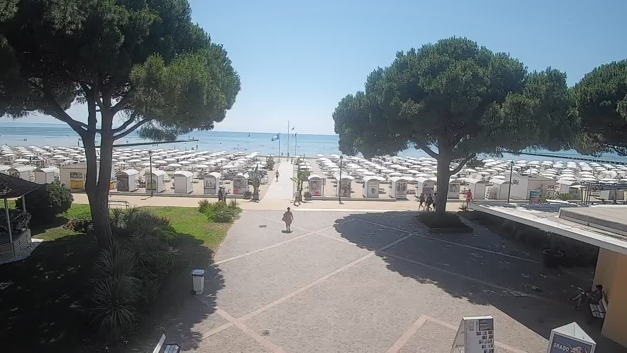 Web kamera Grado – Ulaz na plažu (Lido di Grado)