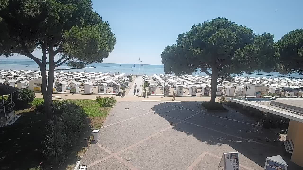 Webcam Grado – Entrée de la plage (Lido di Grado)