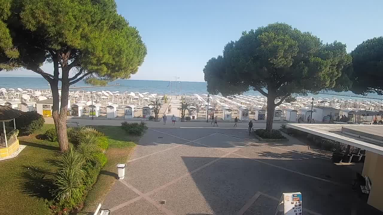 Webcam de Grado – Entrada de la playa (Lido di Grado)