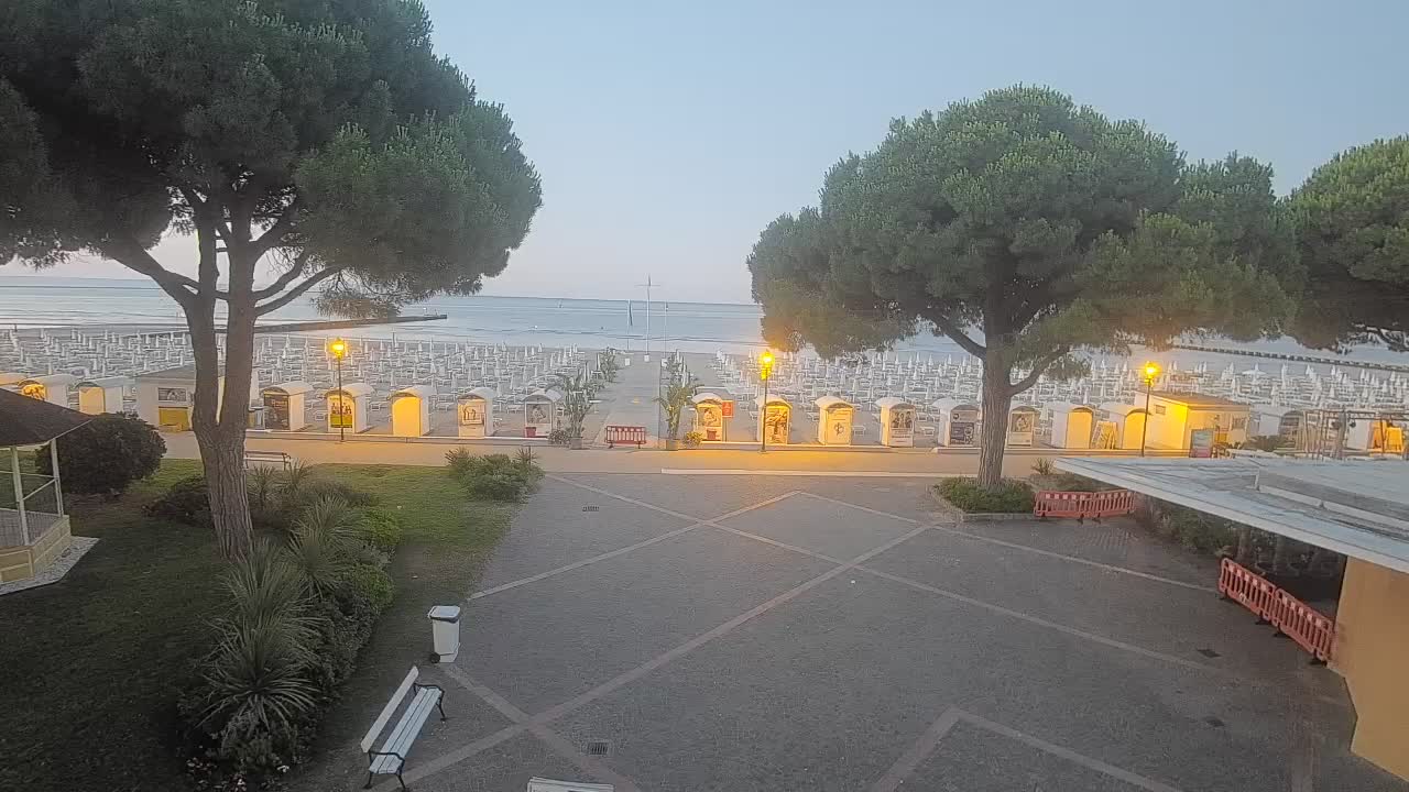 Spletna kamera Gradež (Grado) – Vhod na plažo