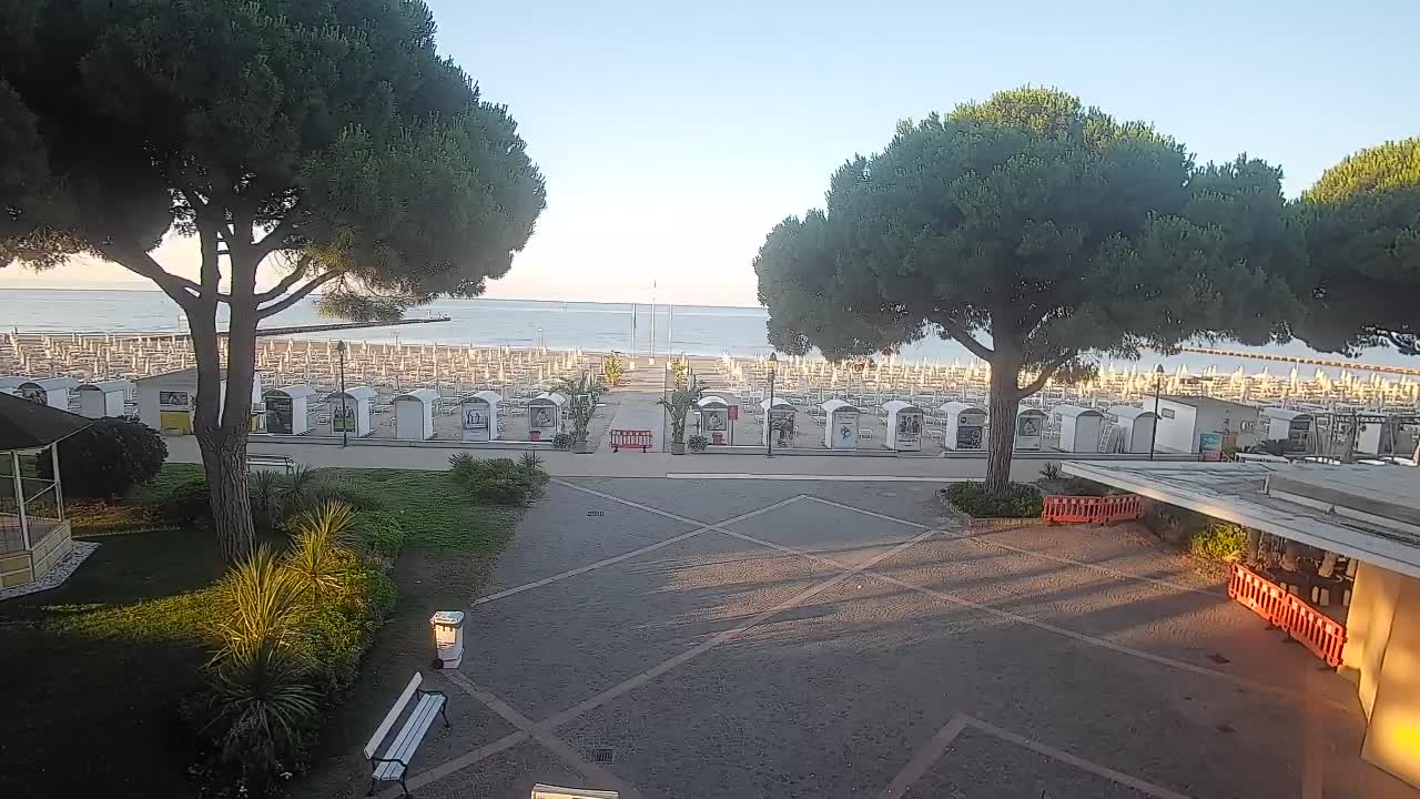 Webcam de Grado – Entrada de la playa (Lido di Grado)
