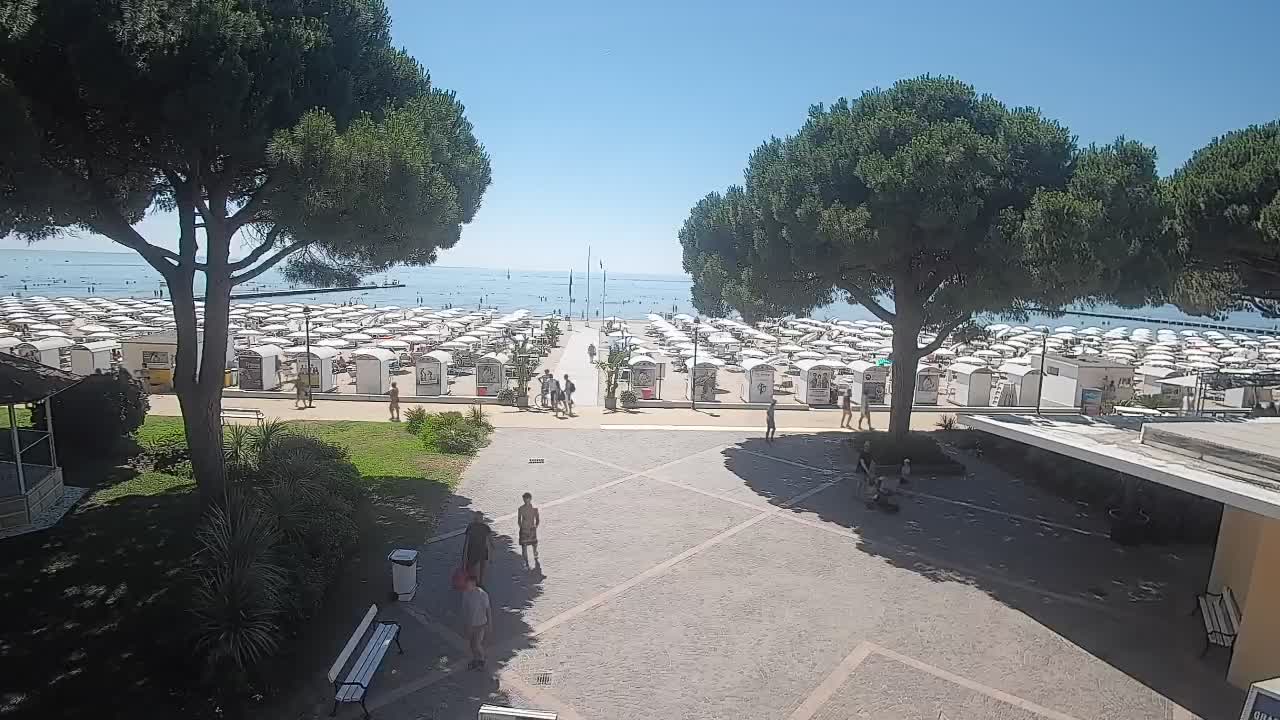 Spletna kamera Gradež (Grado) – Vhod na plažo