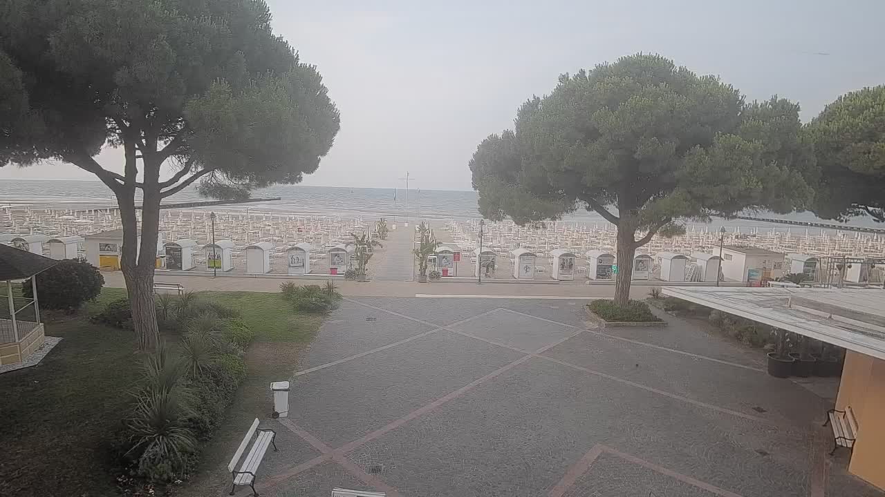 Entrée Plage Grado | Vue en Direct sur le Littoral