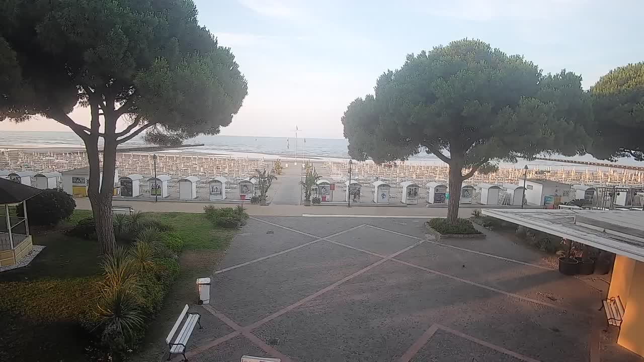Entrée Plage Grado | Vue en Direct sur le Littoral