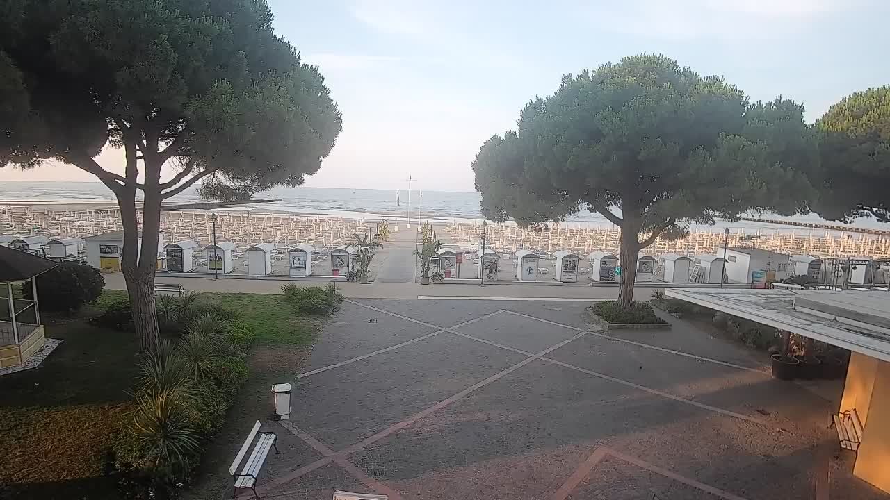 Entrée Plage Grado | Vue en Direct sur le Littoral