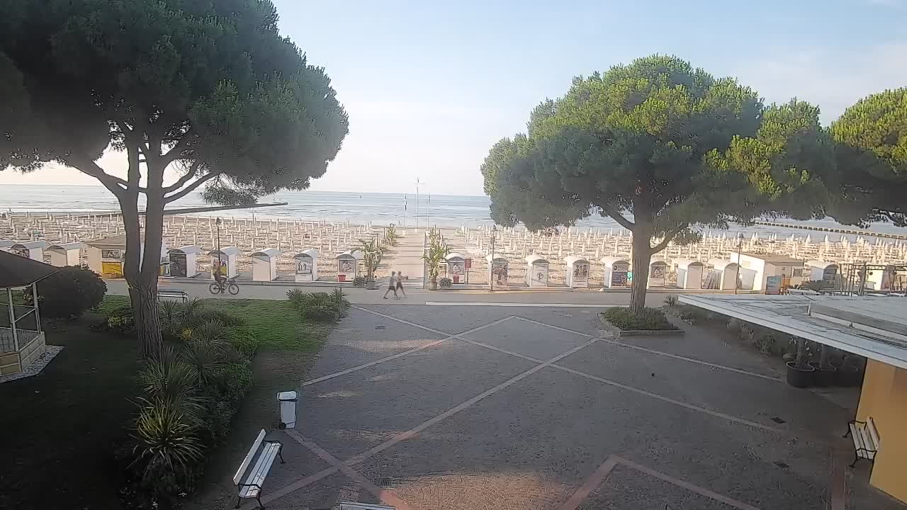 Entrée Plage Grado | Vue en Direct sur le Littoral
