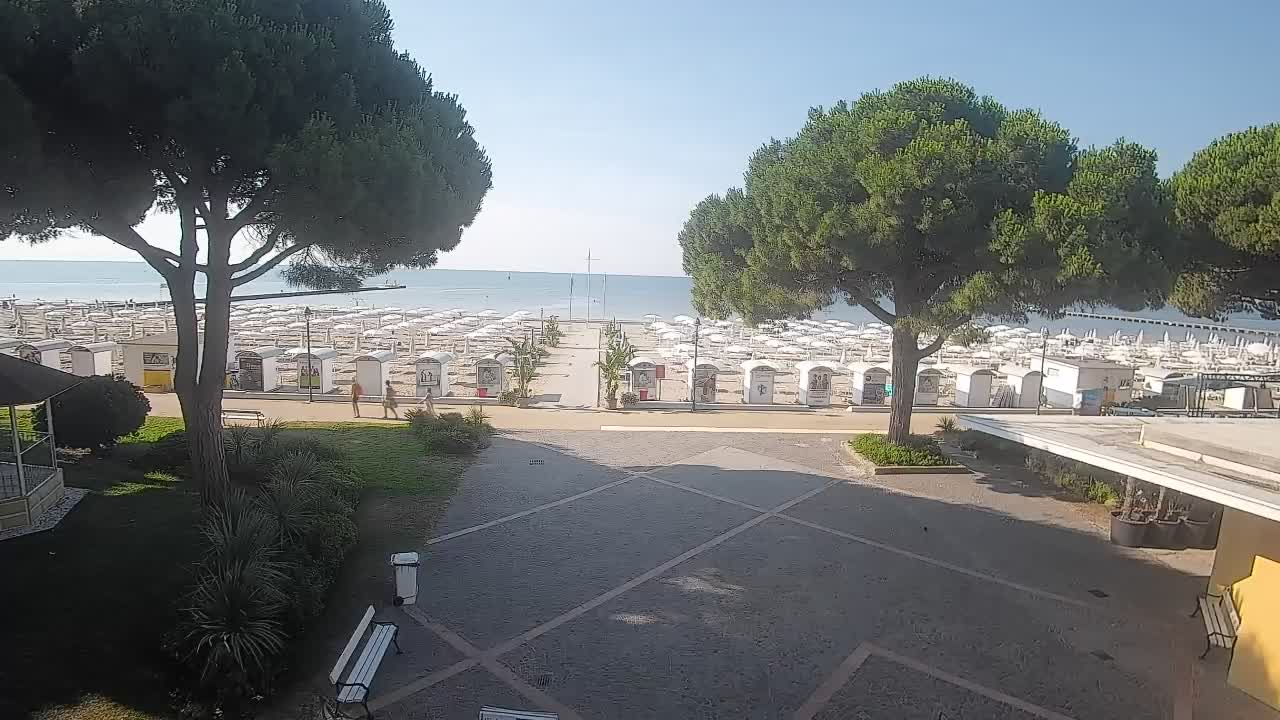 Entrée Plage Grado | Vue en Direct sur le Littoral