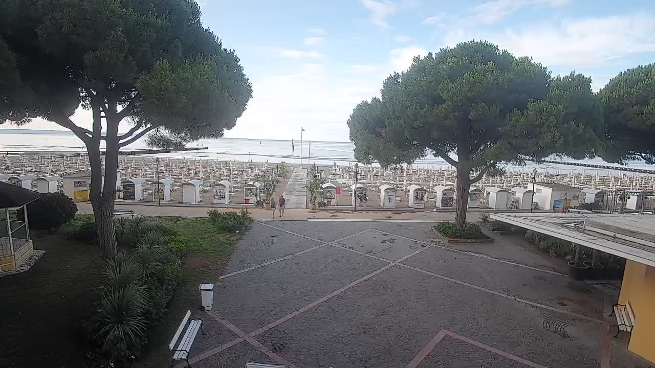 Webcam de Grado – Entrada de la playa (Lido di Grado)