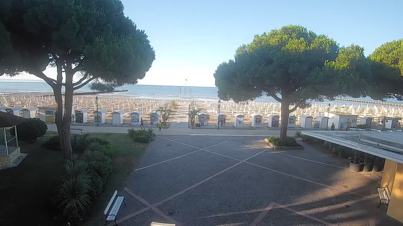 Spletna kamera Gradež (Grado) – Vhod na plažo
