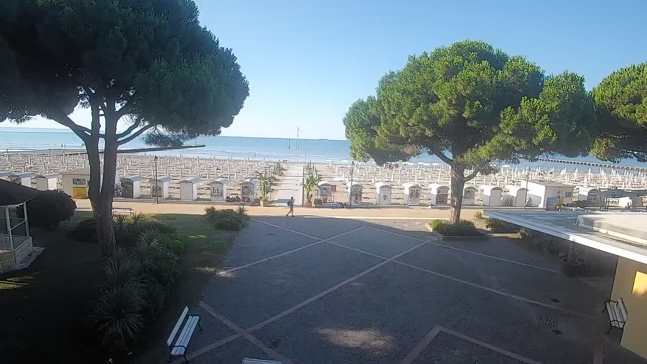 Spletna kamera Gradež (Grado) – Vhod na plažo