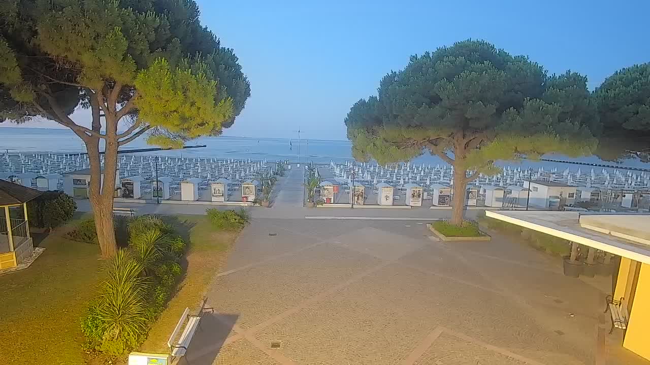 Webcam de Grado – Entrada de la playa (Lido di Grado)