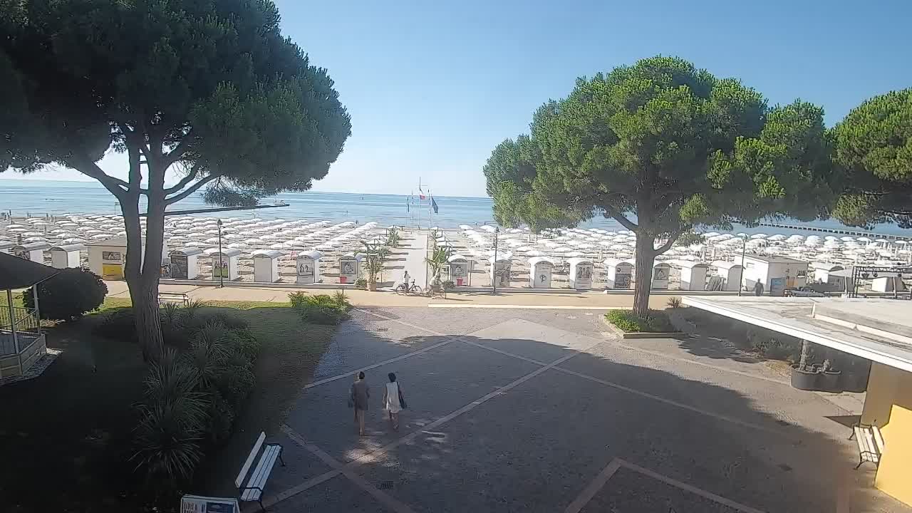 Webcam de Grado – Entrada de la playa (Lido di Grado)