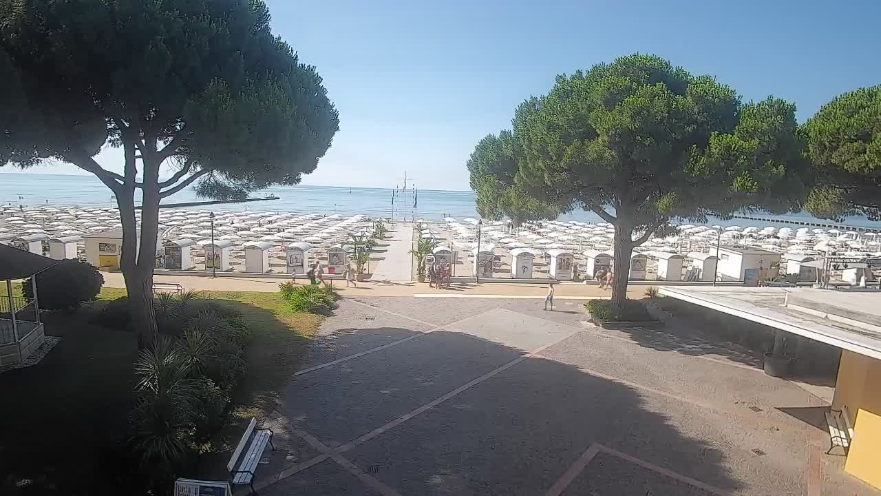 Grado Webcam – Strandzugang am Lido di Grado