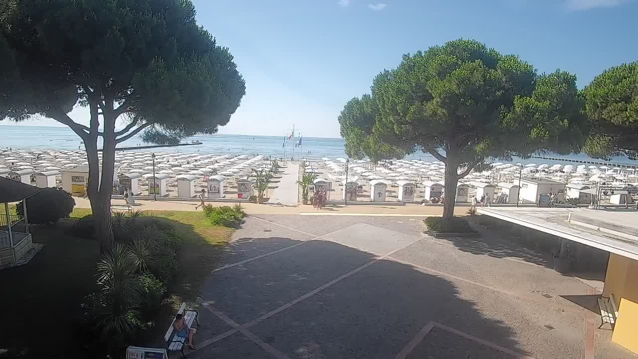 Webcam de Grado – Entrada de la playa (Lido di Grado)