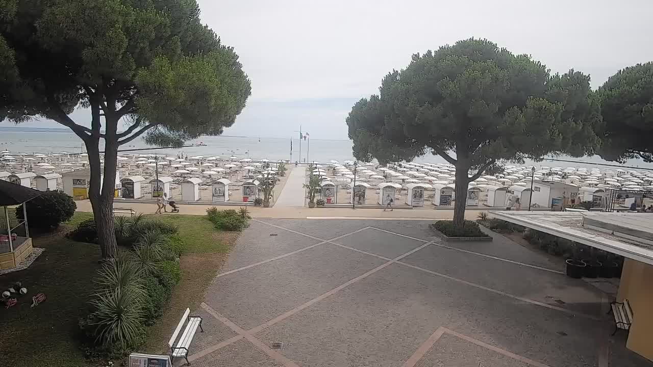 Spletna kamera Gradež (Grado) – Vhod na plažo
