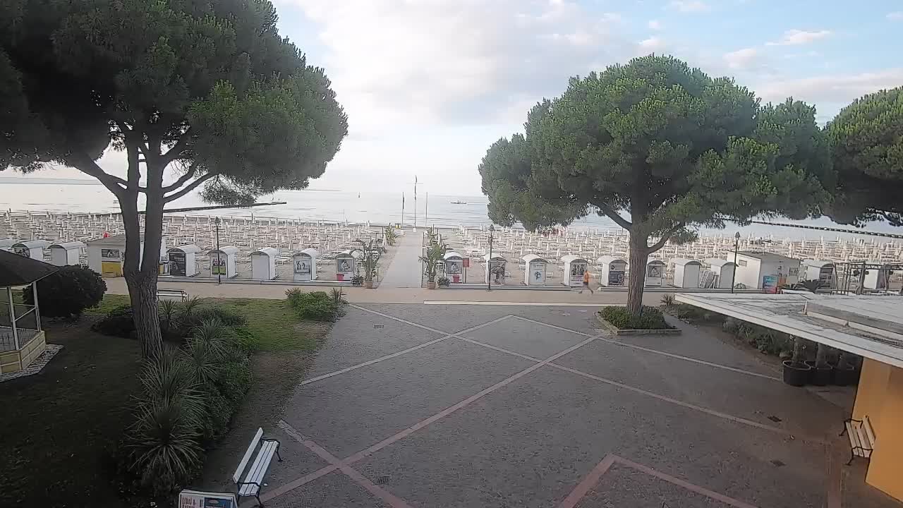 Spletna kamera Gradež (Grado) – Vhod na plažo