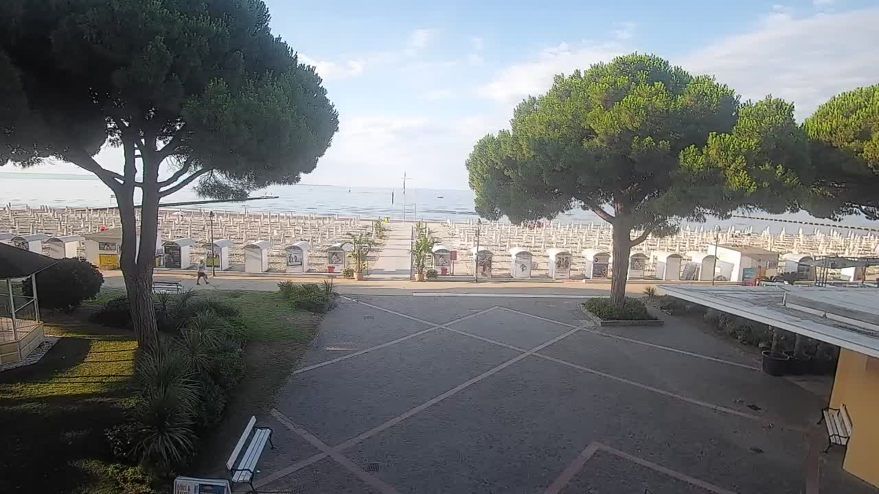 Spletna kamera Gradež (Grado) – Vhod na plažo