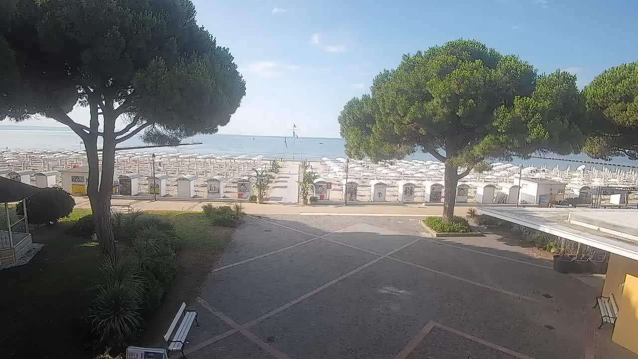 Spletna kamera Gradež (Grado) – Vhod na plažo