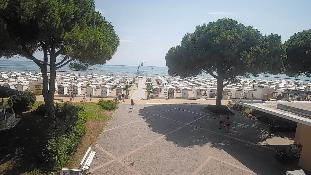 Spletna kamera Gradež (Grado) – Vhod na plažo