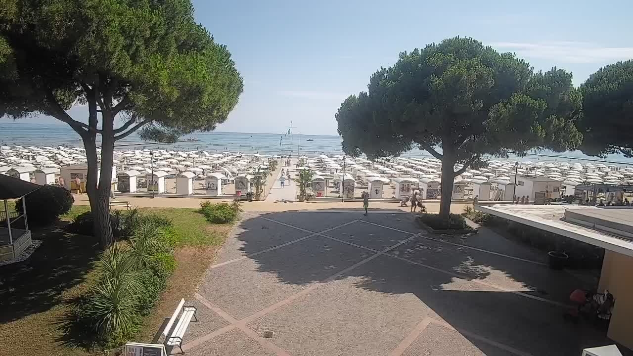 Spletna kamera Gradež (Grado) – Vhod na plažo
